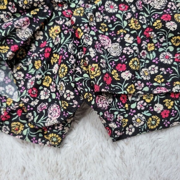 Loft Floral Long Sleeve Romper V Neck Size XS - Picture 6 of 11